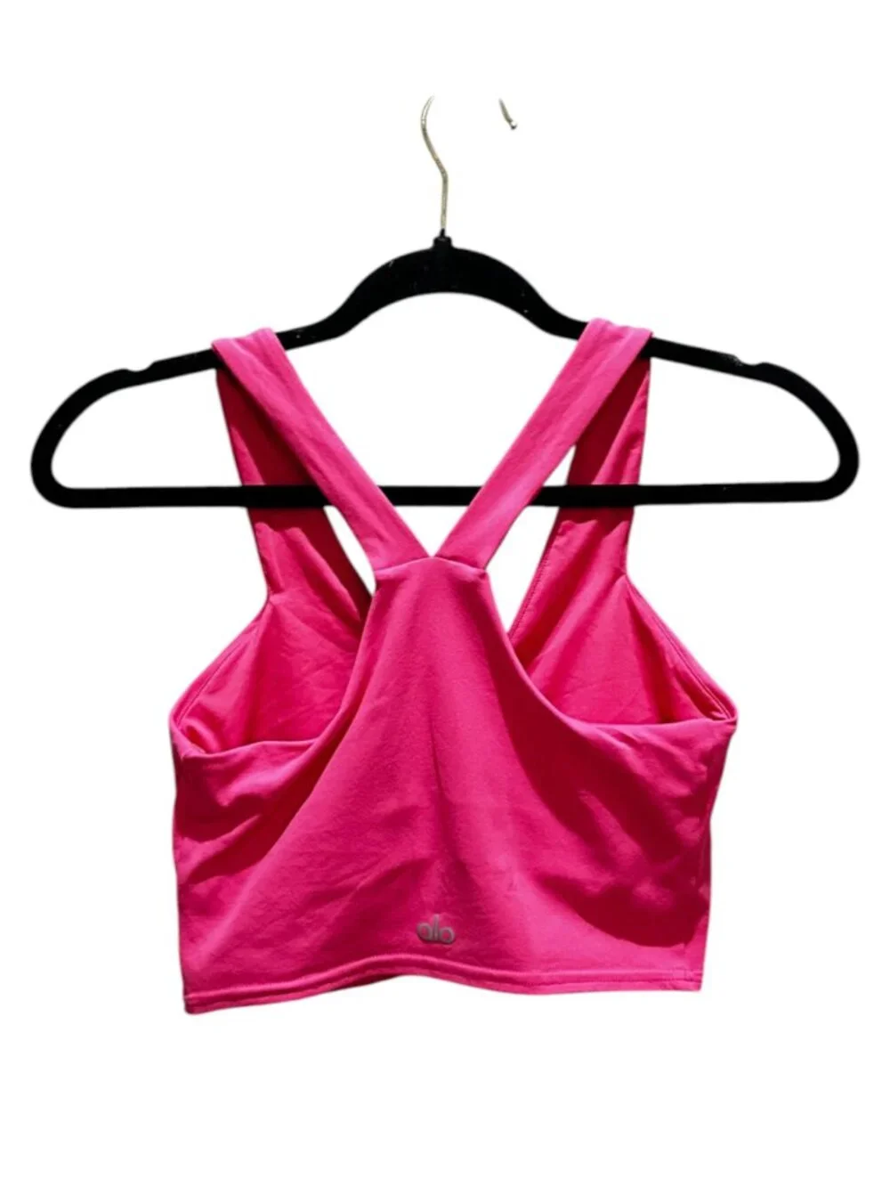 ALO YOGA Real Bra Tank Bright Pink